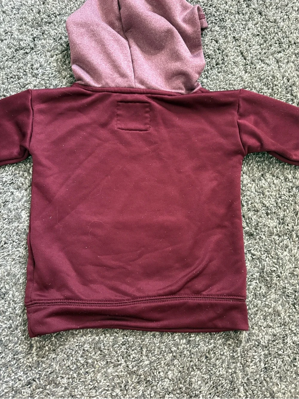 OshKosh B'gosh Maroon Hoodie with Light Red Accents